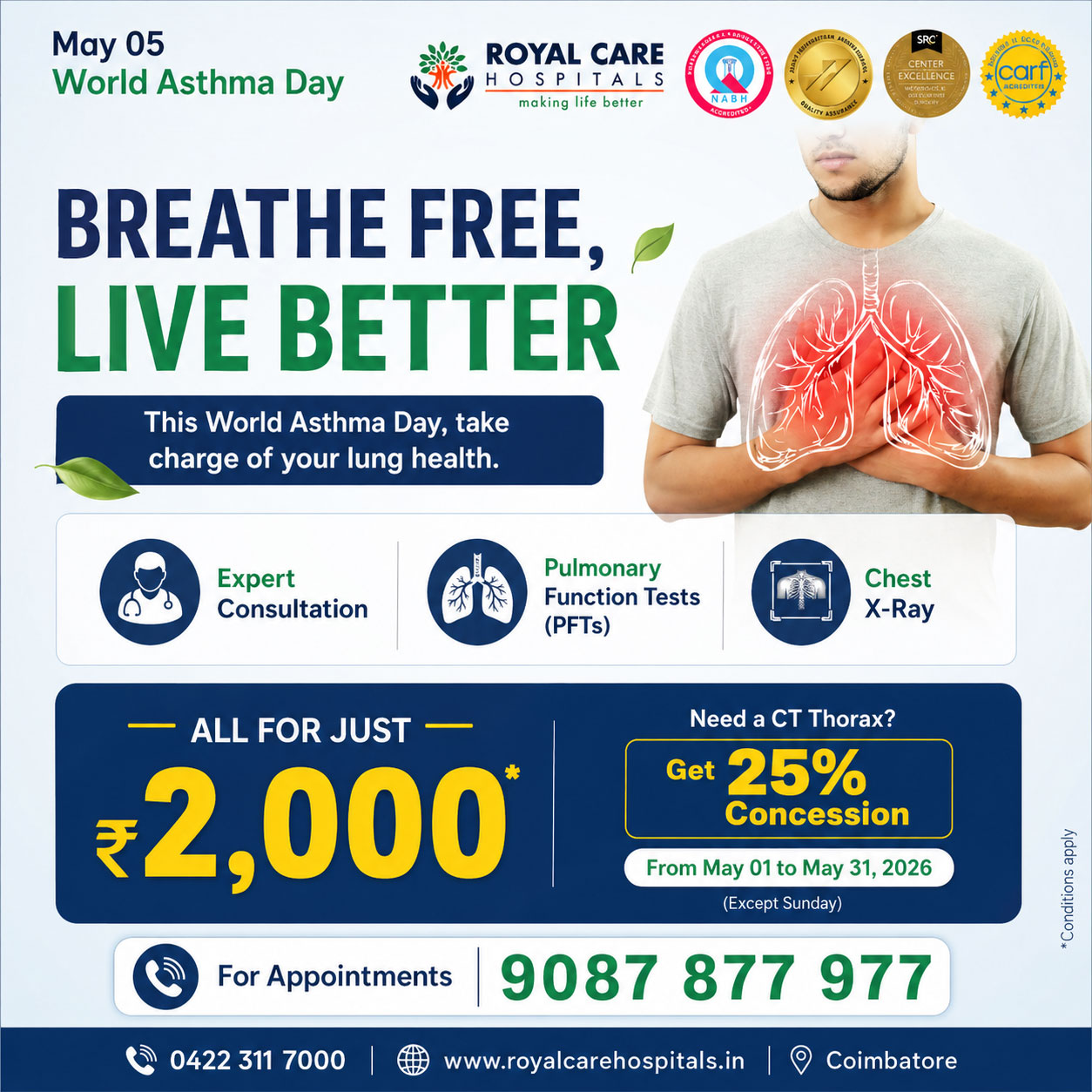 World Asthma Day Concession