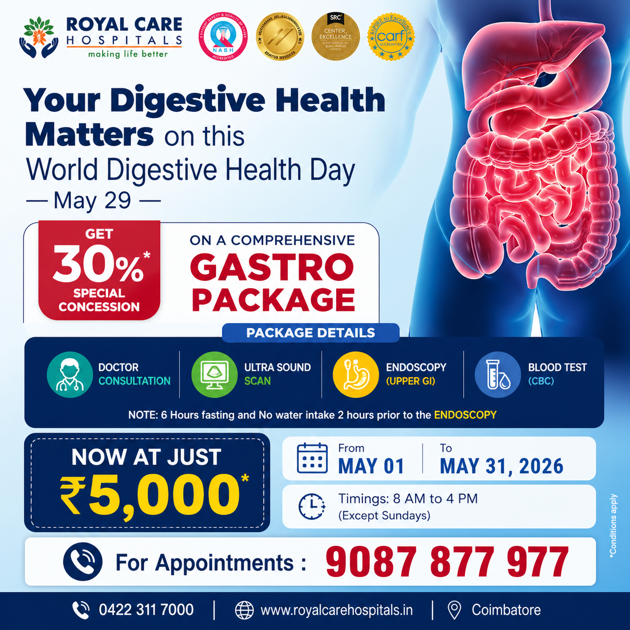 World Digestive Health Day Concession