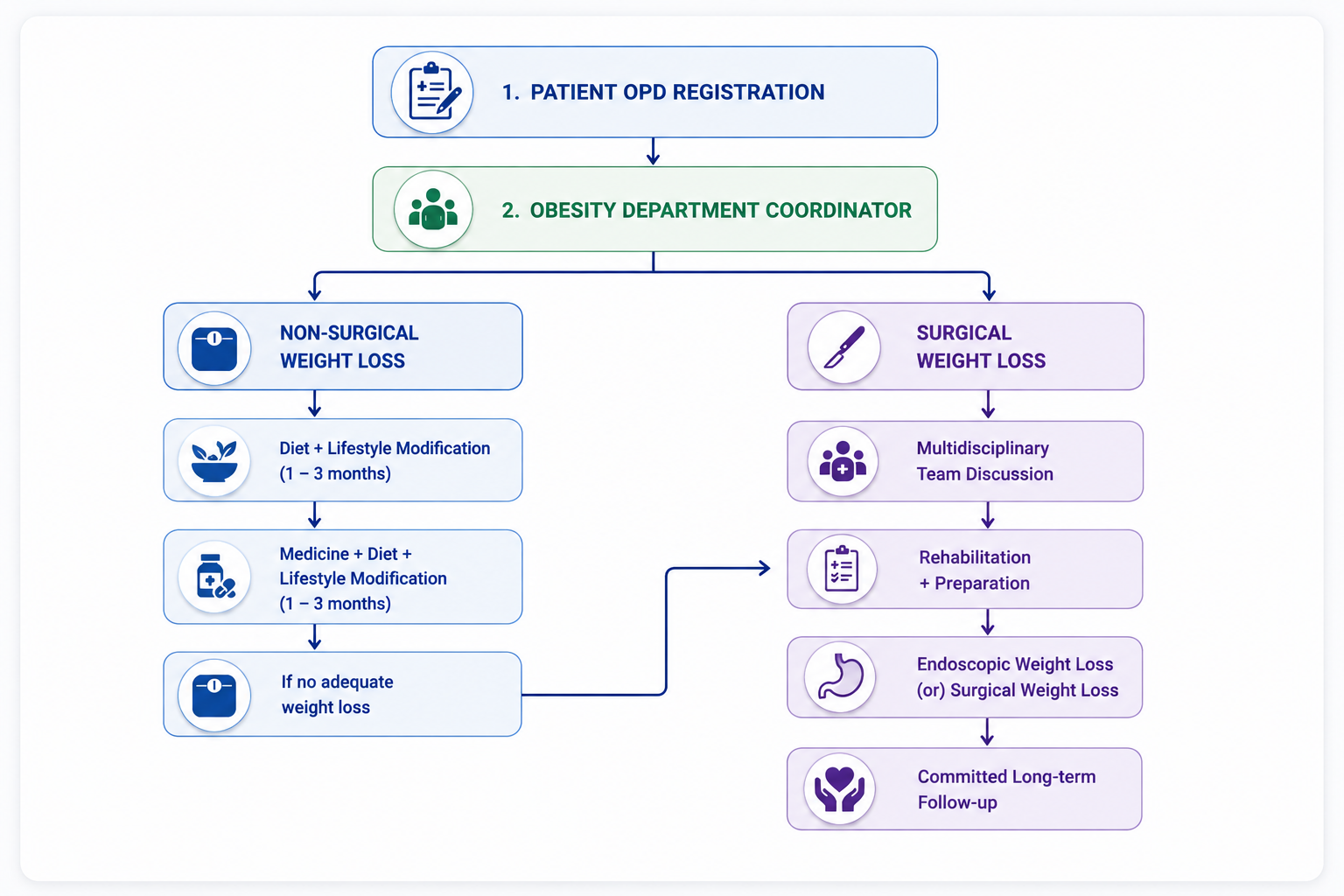 Patient Care Pathway - Obesity Department