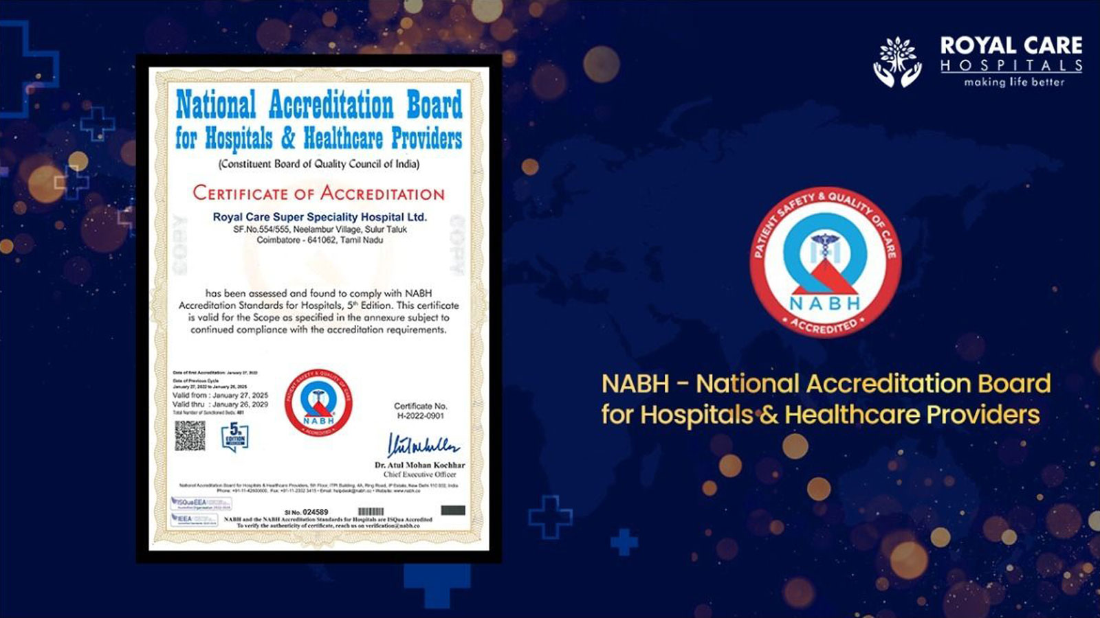 Clinical excellence team at work-NABH
